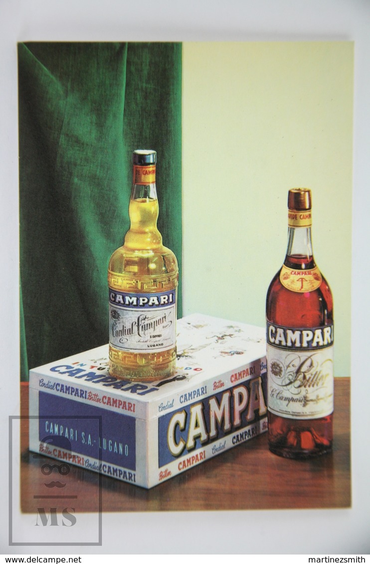 Vintage Advertising Postcard Campari - Otros & Sin Clasificación