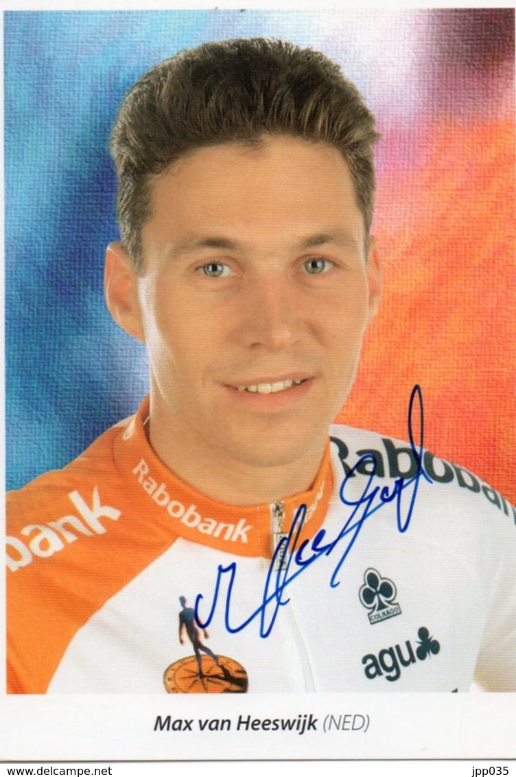 CYCLISME TOUR  DE  FRANCE  Autographe  MAX VAN HEESWIJK - Cyclisme