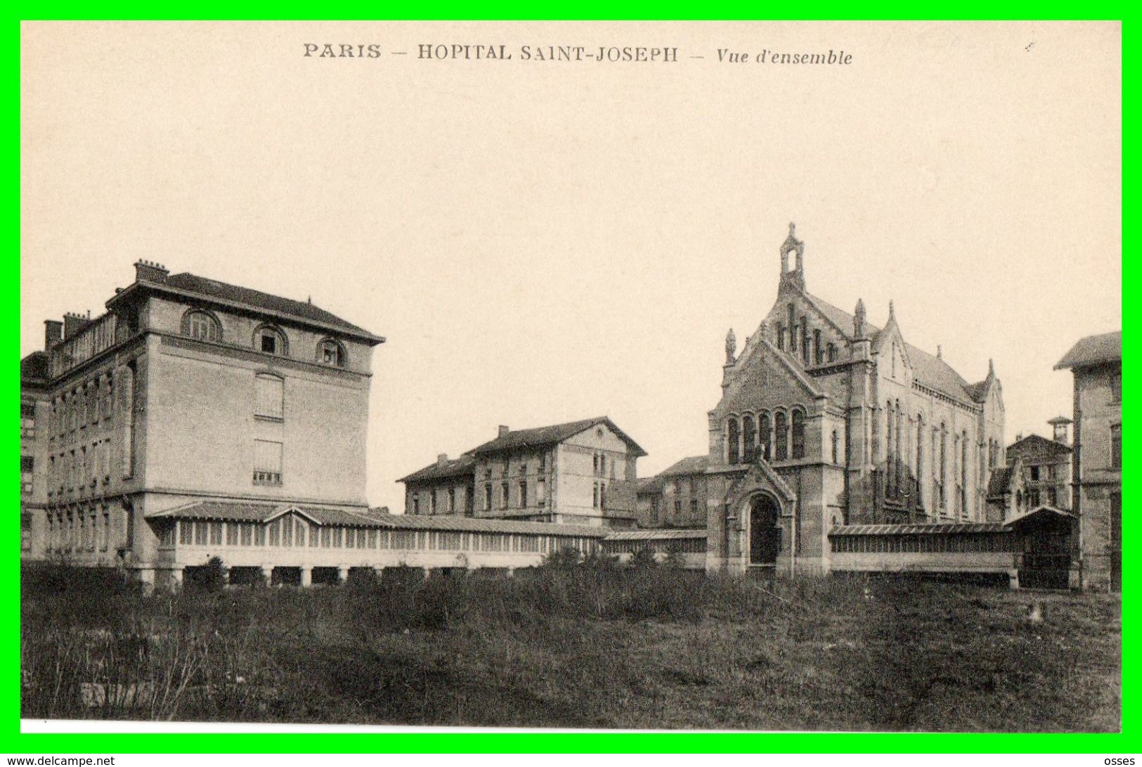 DEUX C.P.A  Hôpital Saint Joseph.(rectos Versos) - Health, Hospitals