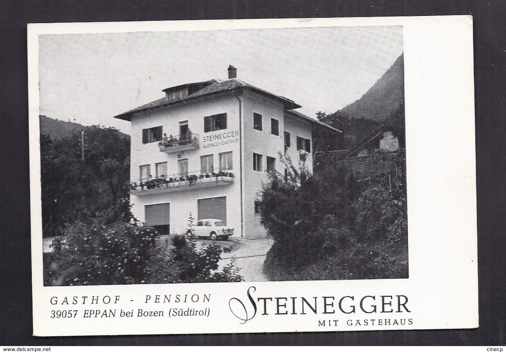 CPSM ITALIE - EPPAN Bei BOZEN ( Südtirol ) - GASTHOF - PENSION - STEINEGGER Mit Gastehaus TB PLAN CP Recto Verso - Other & Unclassified