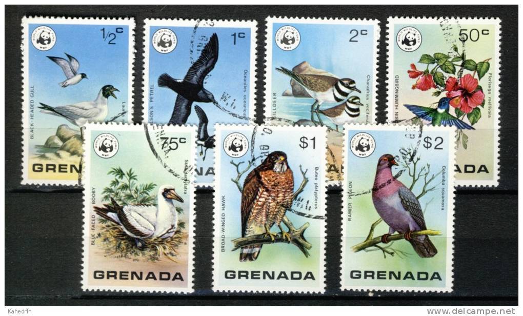 Grenada 1978, Birds - Vogel - Oiseau - WWF (o), Used - Grenada (1974-...)