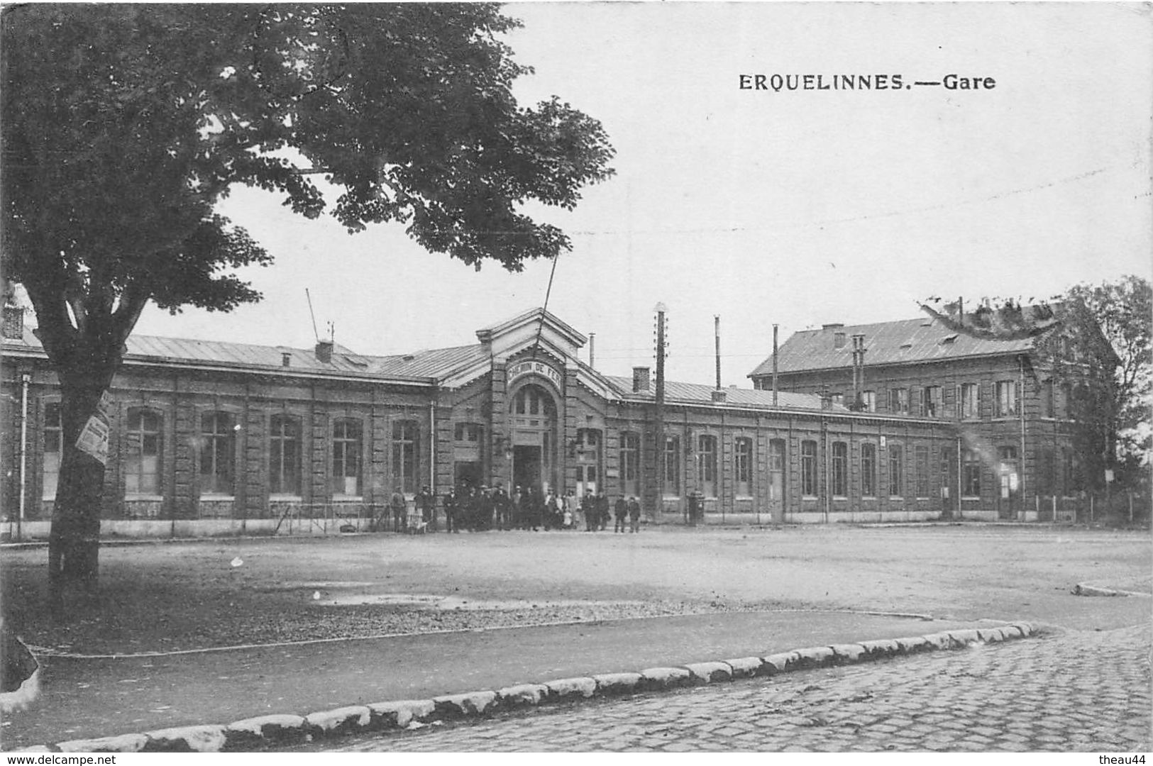 ¤¤  -  BELGIQUE   -  ERQUELINNES    -   La Gare   -  Chemin De Fer  -  ¤¤ - Erquelinnes