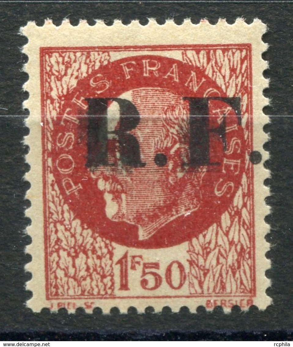 RC 6772 FRANCE LIBÉRATION N°1 CHALONS SUR MARNE R.F. SUR 1f50 PETAIN COTE 72€ NEUF ** - Libération