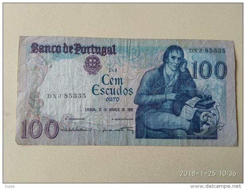 100 ESCUDOS 1985 - Portogallo