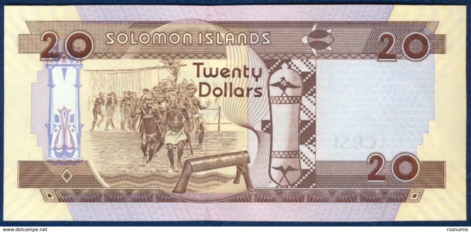 SOLOMON ISLANDS 20 DOLLARS P-28a 2004 UNC - Solomon Islands