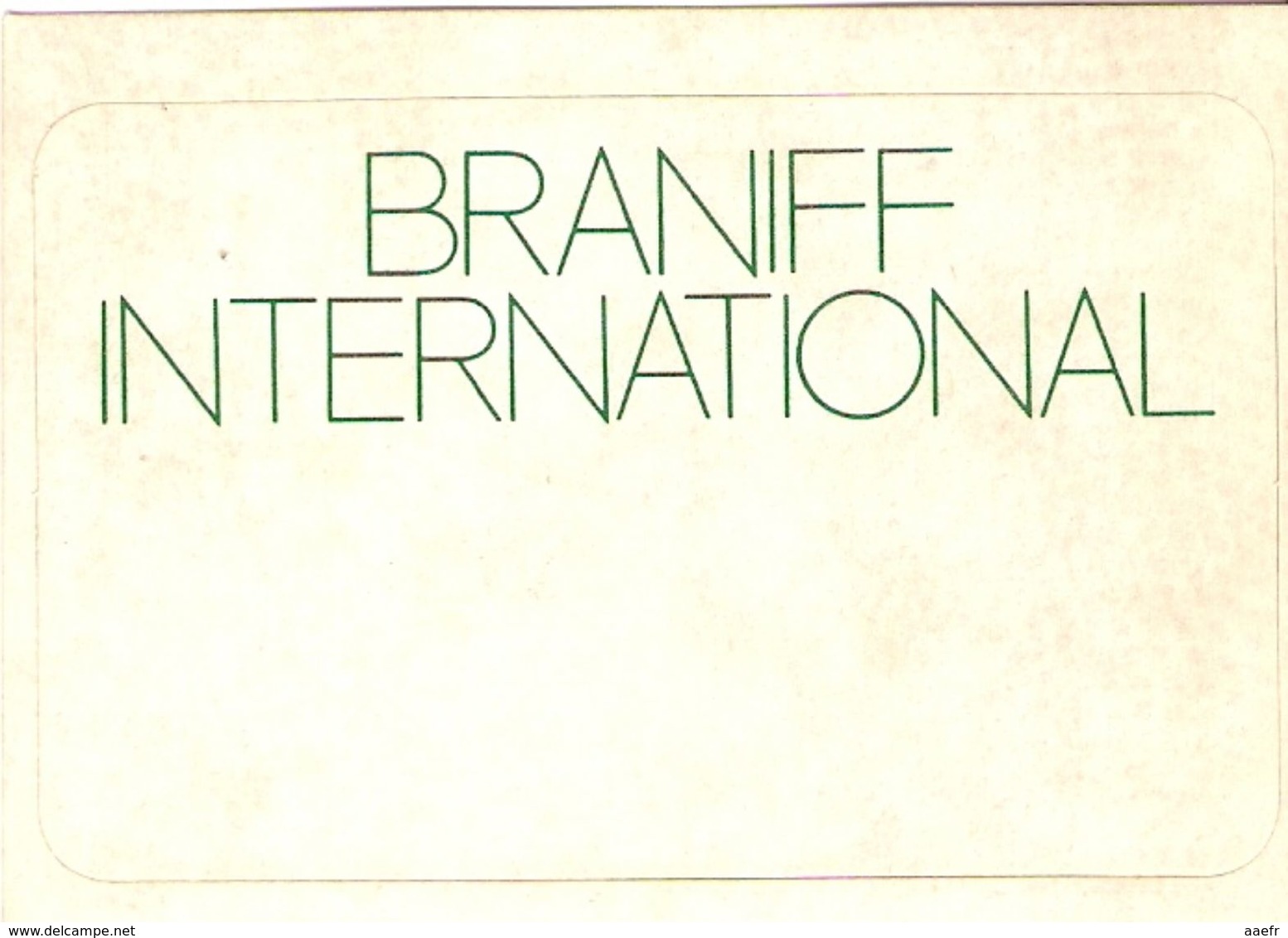 Braniff International - Autocollants Pour Valise - Aufkleber