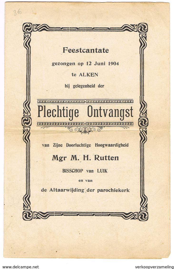 ALKEN Feestcantate 1904 - Alken