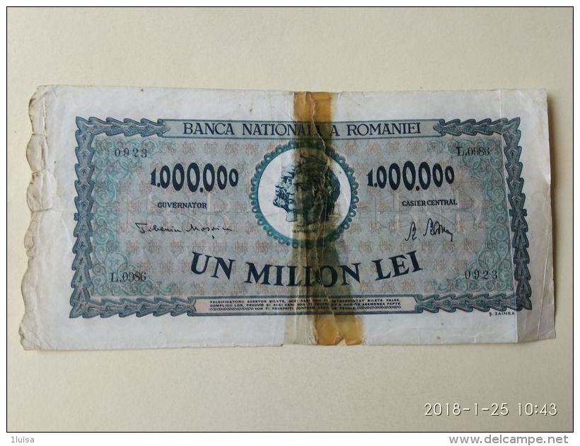 1000000 Lei 1947 - Romania