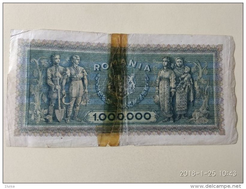 1000000 Lei 1947 - Romania