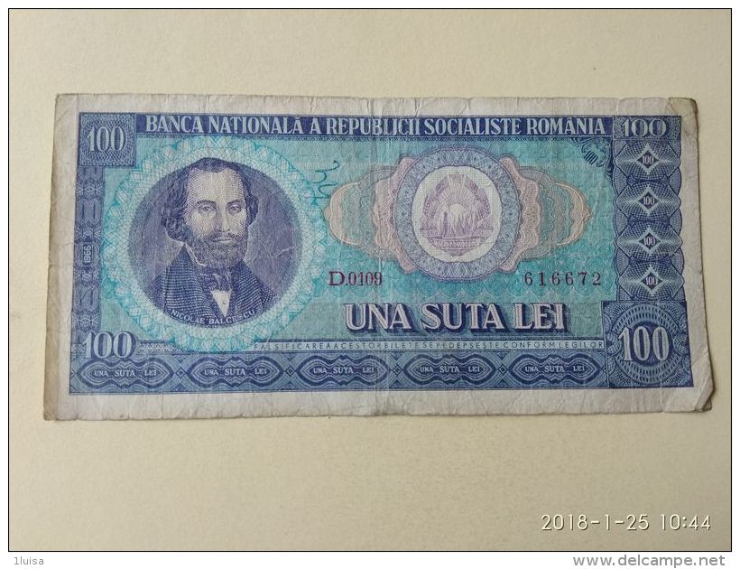 100 Lei 1966 - Romania