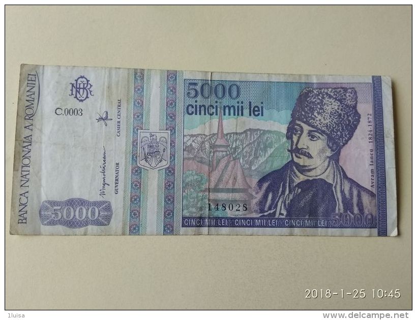 5000 Lei 1992 - Romania