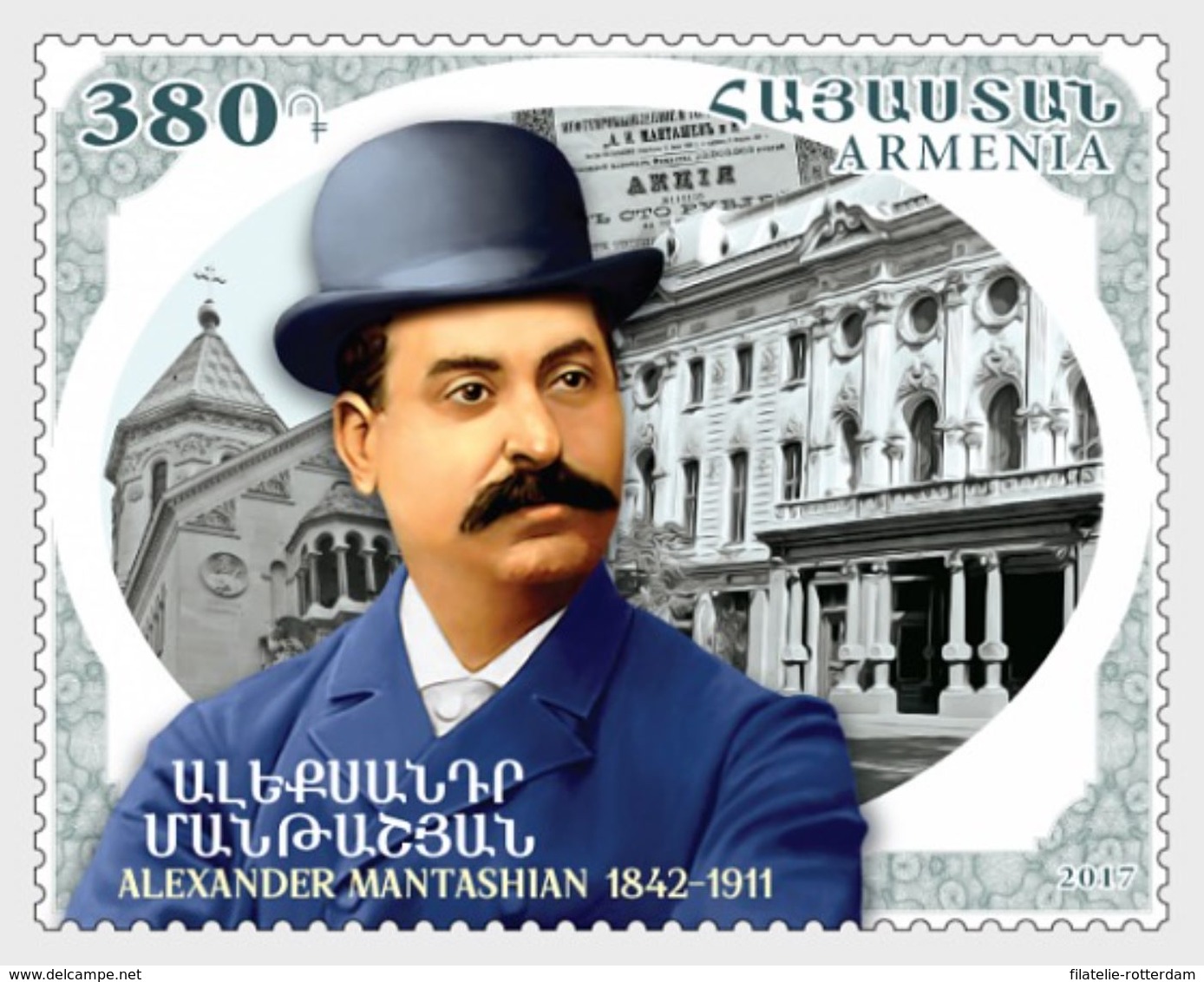 Armenië / Armenia - Postfris / MNH - 175 Jaar Alexander Mantashian 2017 - Armenië