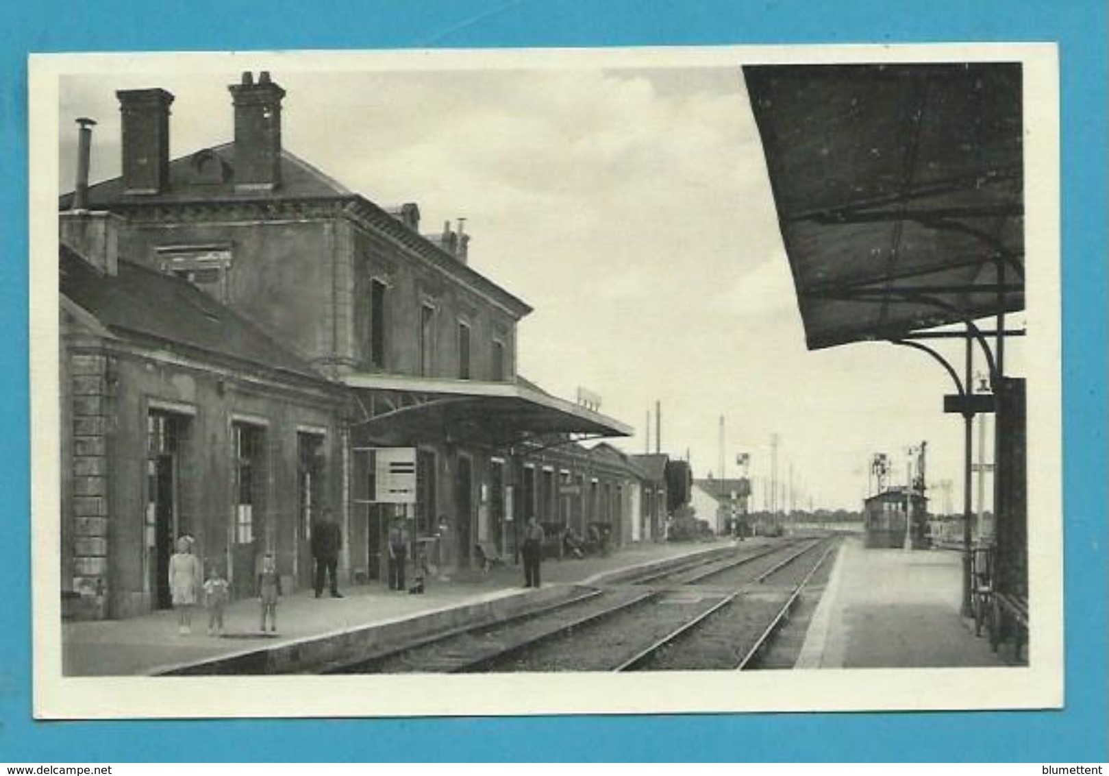 CPSM - Chemin De Fer Gare D'AUNEAU 28 - Auneau