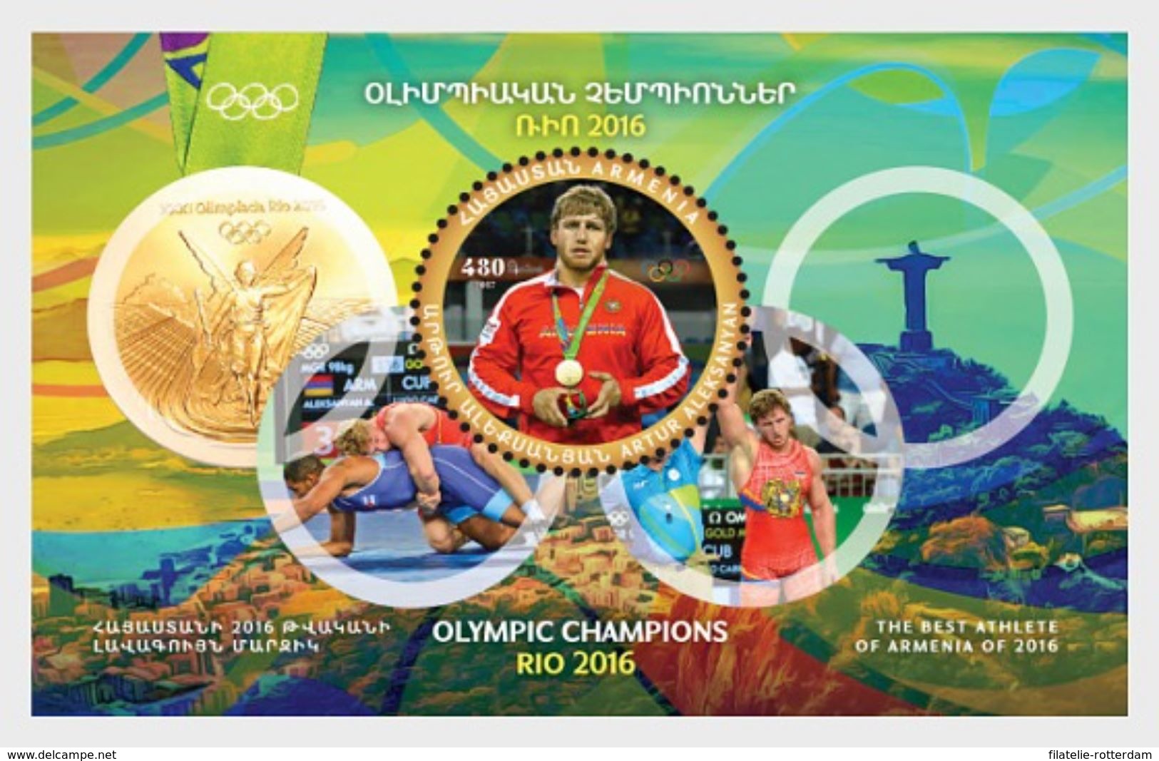 Armenië / Armenia - Postfris / MNH - Sheet Olympisch Kampioen Rio 2017 - Armenië