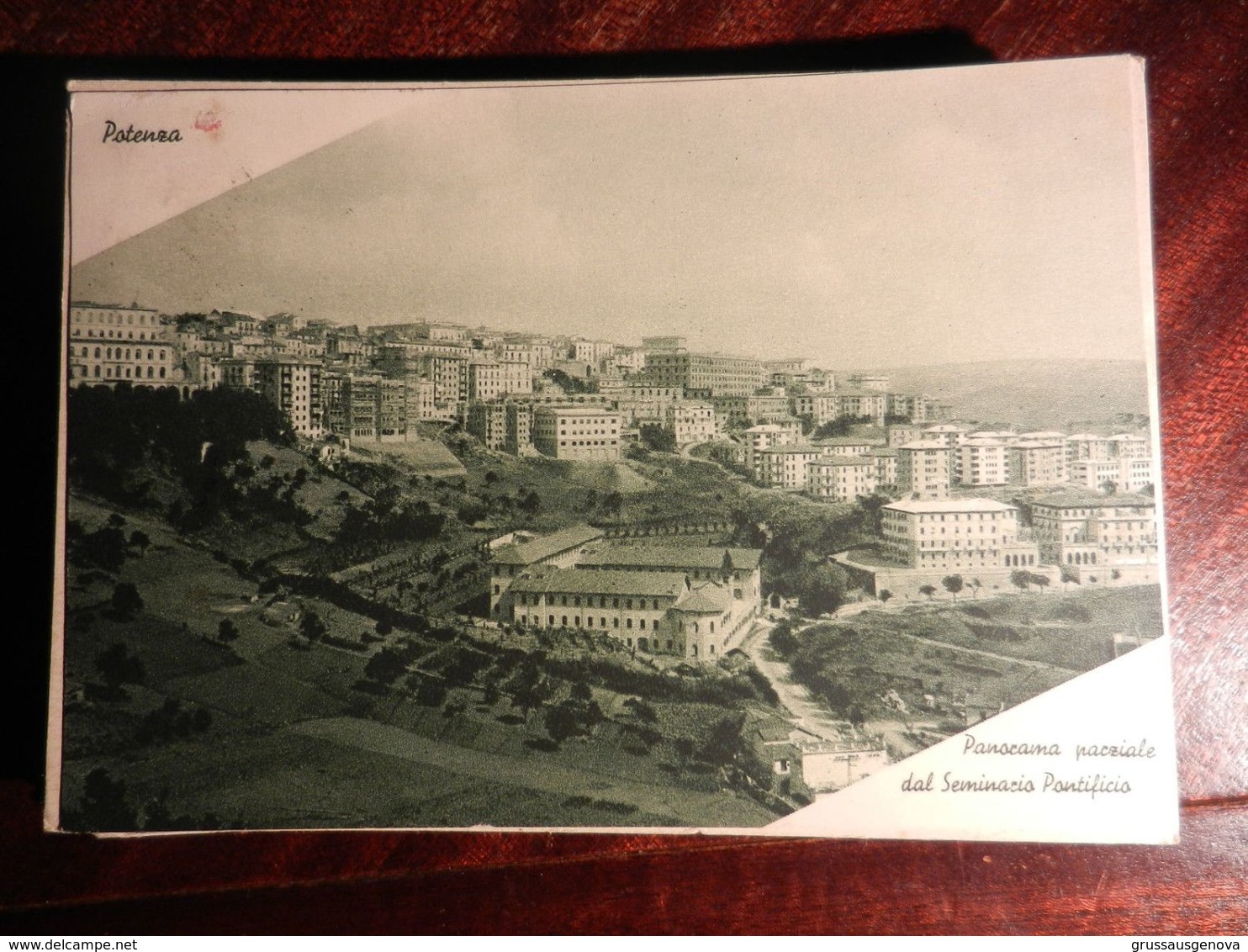 15563) POTENZA PANORAMA PARZIALE DAL SEMINARIO PONTIFICIO VIAGGIATA 1940 - Potenza