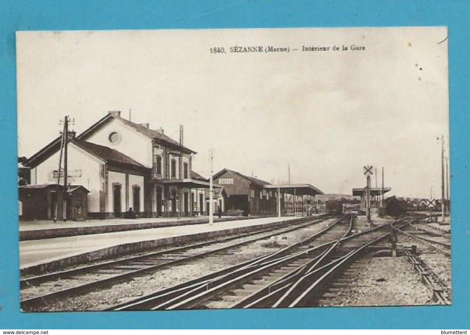 CPA 1840 - Chemin De Fer La Gare De SEZANNE 51 - Sezanne