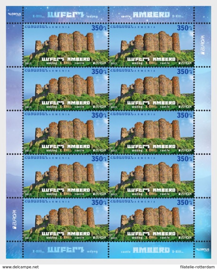 Armenië / Armenia - Postfris / MNH - Sheet Europa, Kastelen 2017 - Armenië