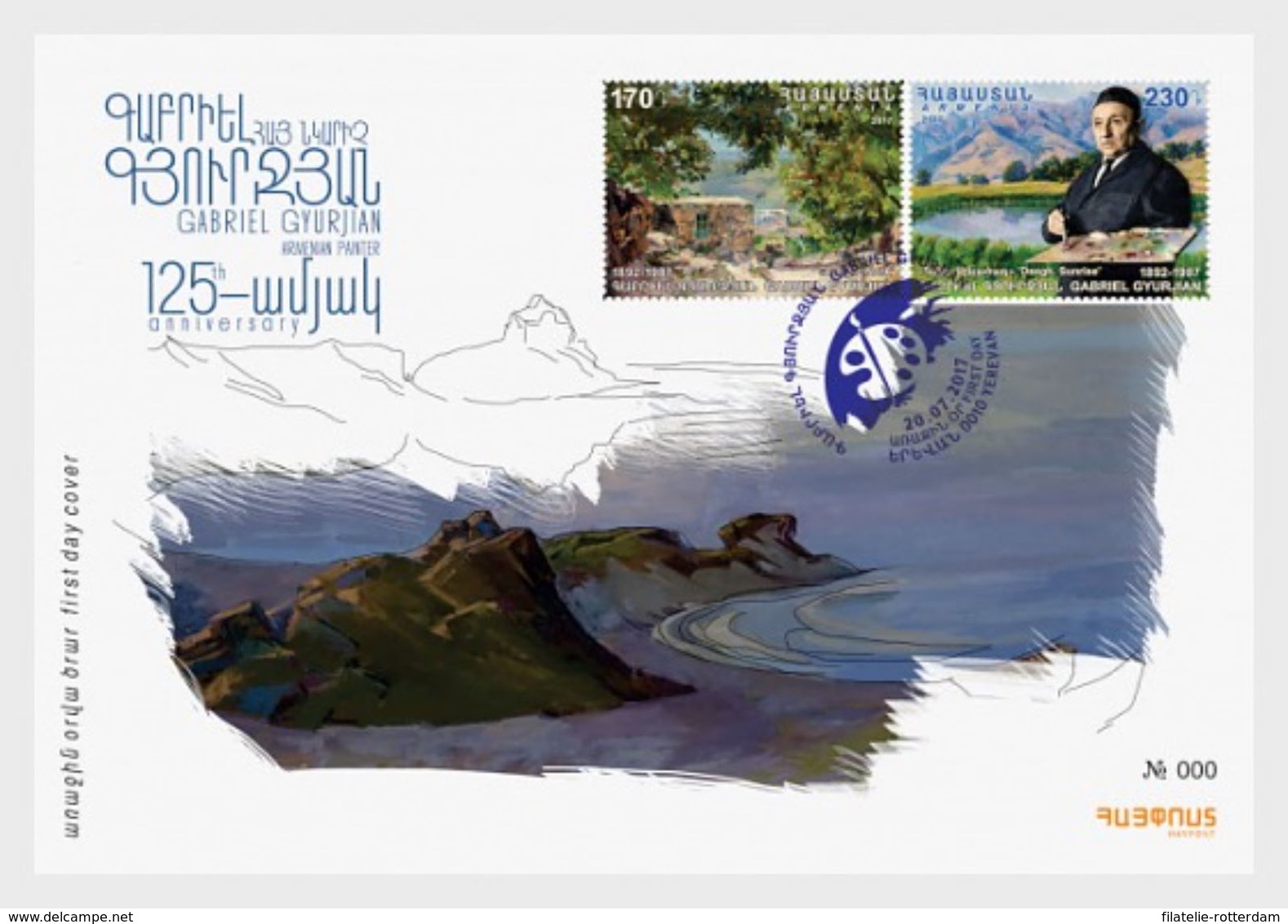 Armenië / Armenia - Postfris / MNH - FDC Prominente Armenen 2017 - Armenië