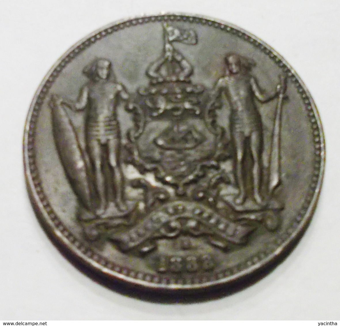 @Y@    Brits North Borneo  1 Cent  1888     (2764) - Malasia