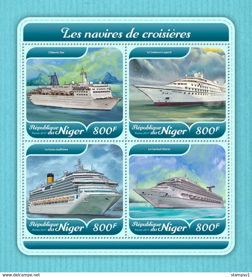 Niger. 2017 Cruise Ships. (620a) - Schiffe