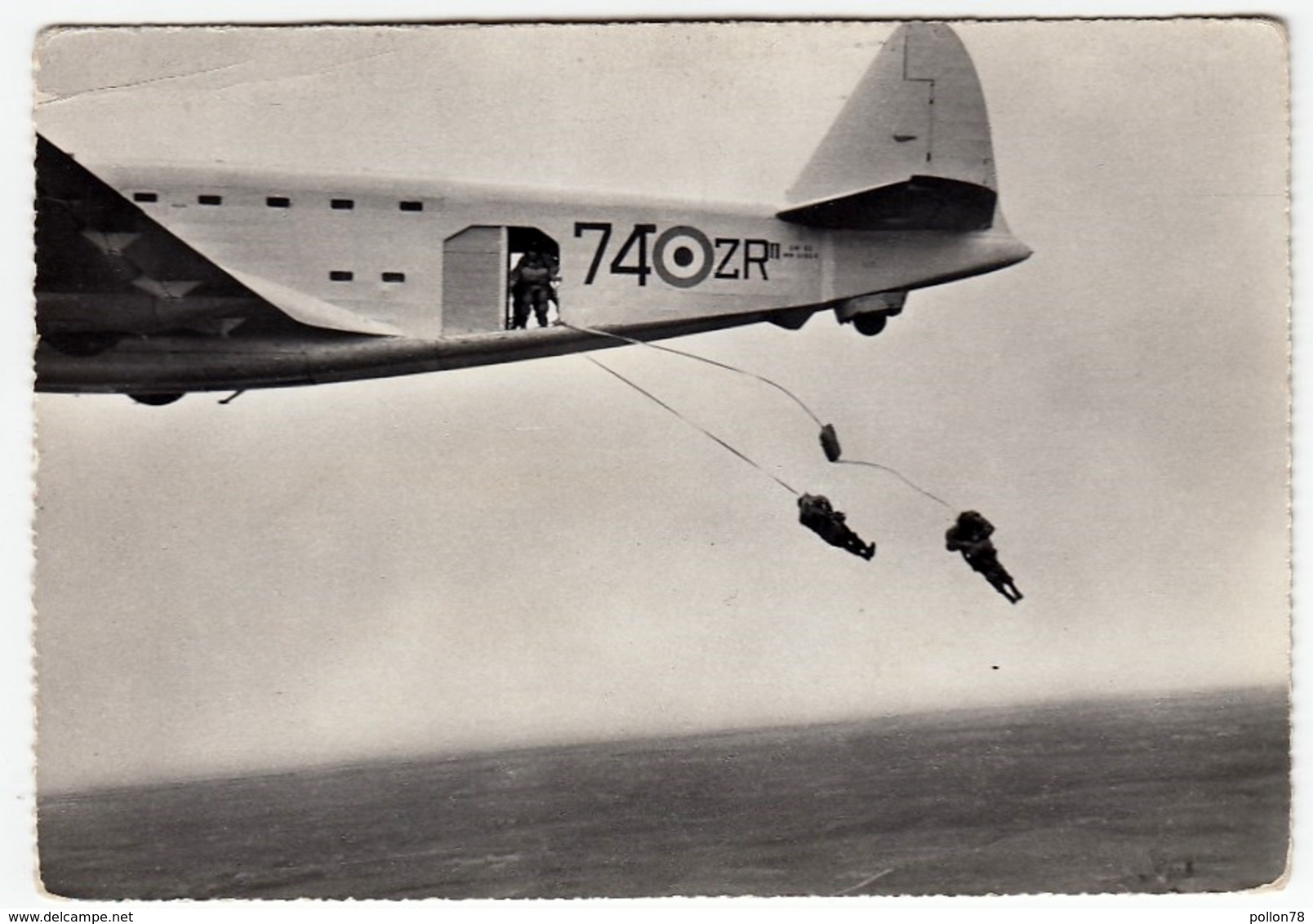 AVIAZIONE - AEREI - CENTRO MILITARE DI PARACADUTISMO - 1959 - Vedi Retro - Paracadutismo