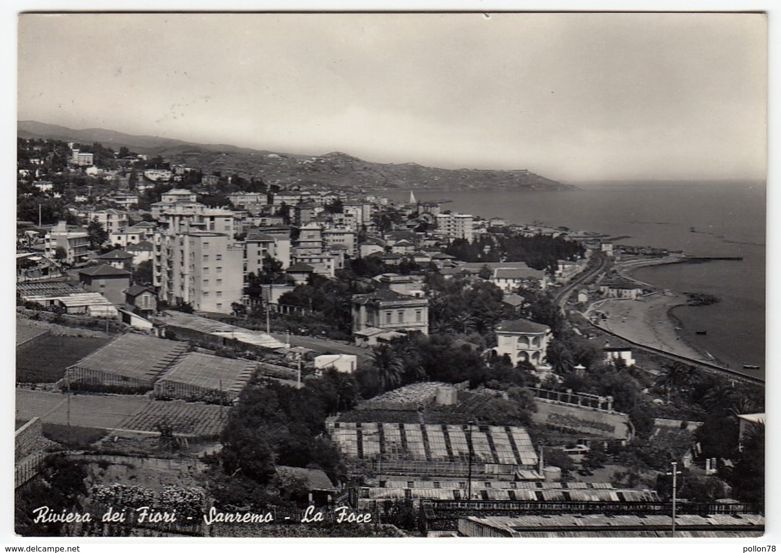 RIVIERA DEI FIORI - SANREMO - SAN REMO - LA FOCE - 1957 - San Remo