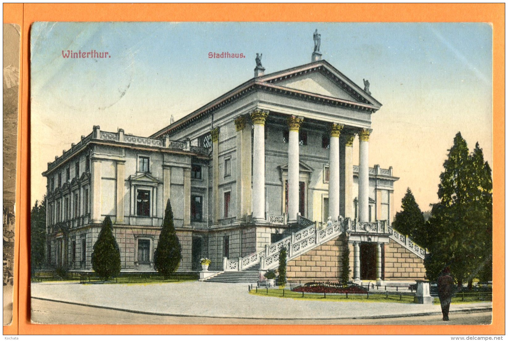 A107, Winterthur, Stadthaus, 222,  Circulée 1910 - Winterthur