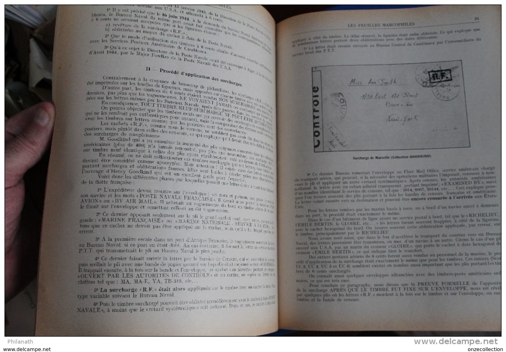 LES  FEUILLES  MARCOPHILES   176    2ème  TRIMESTRE   1969     18  PHOTOS - Oblitérations