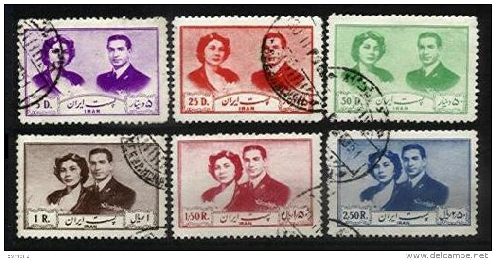 PERSIA, Yv 757/62, Used, F/VF, Cat. &euro; 12 - Iran