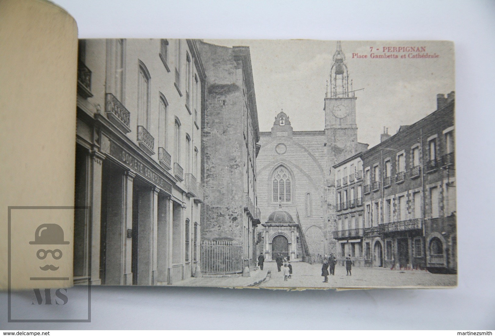 Old France Postcard Folder - Album 1 - Souvenir De Perpignan - Ed. J. Fau - Perpignan