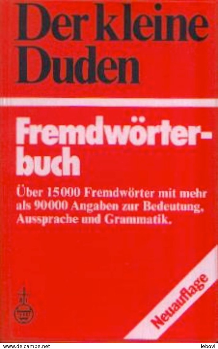 « Der Kleine Duden – Fremdwörterbuch » - Dudenverlag, Mannheim (1983) - Dizionari