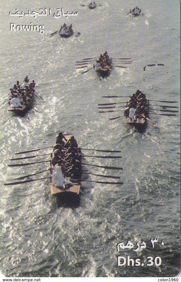 EMIRATOS ARABES UNIDOS. AE-ETI-PRE-0309A. Boats. Rowing Race. (141) - Emiratos Arábes Unidos