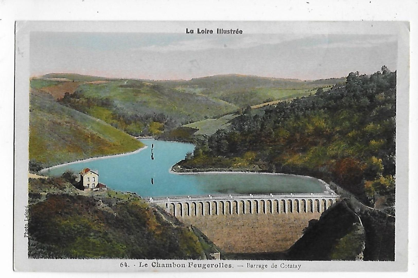42  -  CPA  Colorisée  De  LE  CHAMBON  FEUGEROLLES  -  Barrage  De  Cotatay - Le Chambon Feugerolles