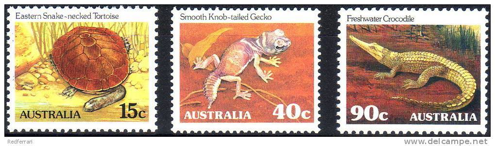 ( 1720 ) Australia - Fauna - Turtle -  Gecko - Crocodile . - Other & Unclassified