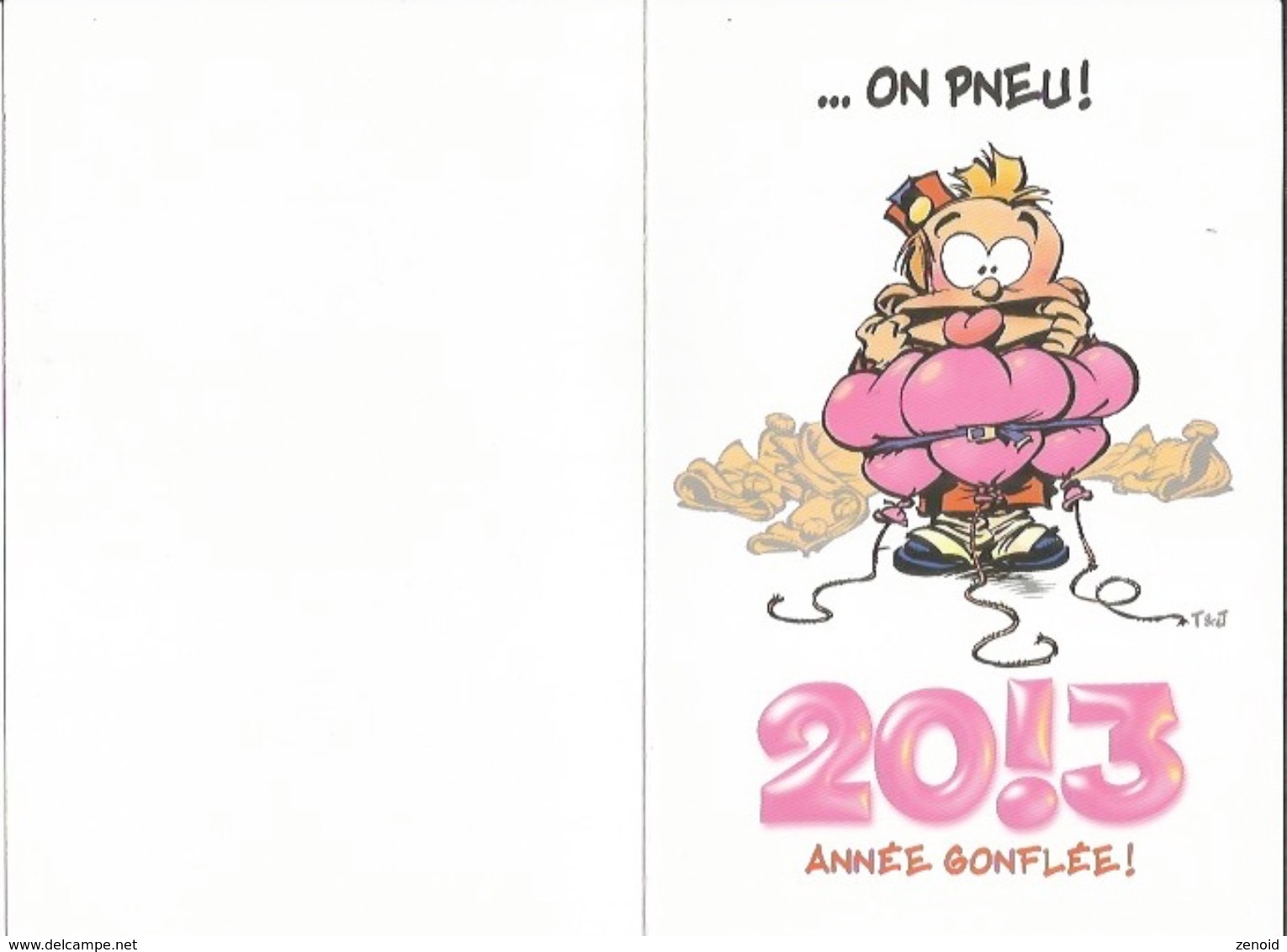 Carte Postale Double Petit Spirou 2013 - Petit Spirou, Le