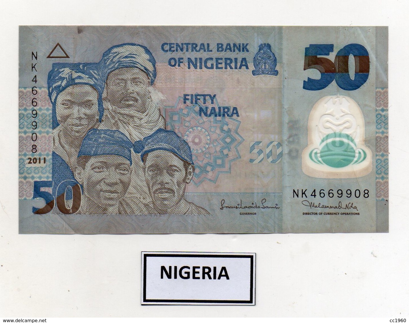 NIGERIA - 2011 - Banconota Da 50 Naira -  In Polimero - Usata - (FDC7811) - Nigeria