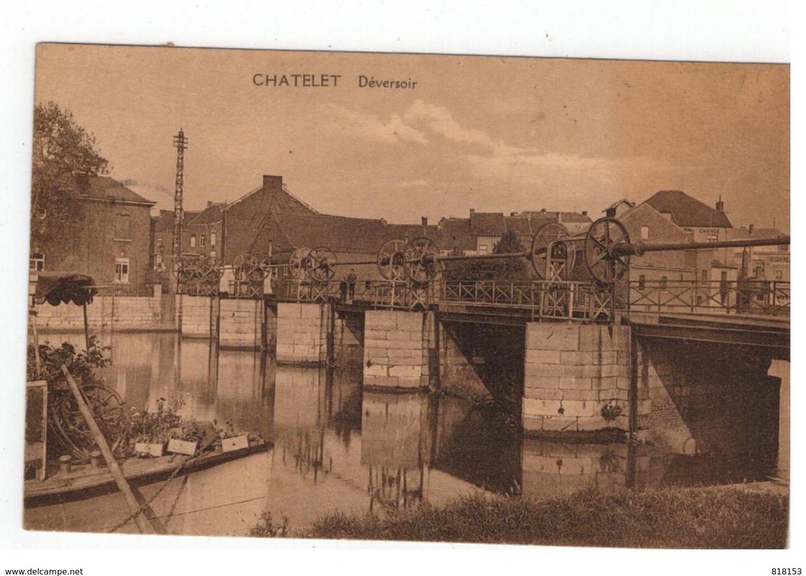 CHATELET   Déversoir 1939 - Chatelet