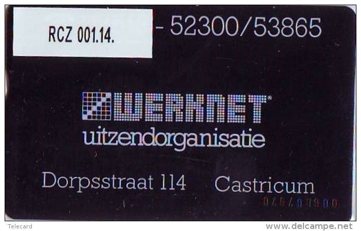 Telefoonkaart  LANDIS&amp;GYR  NEDERLAND * WERKNET RCZ-001.14 * CASTRICUM * ONGEBRUIKT * OPLAGE 250 - Privé