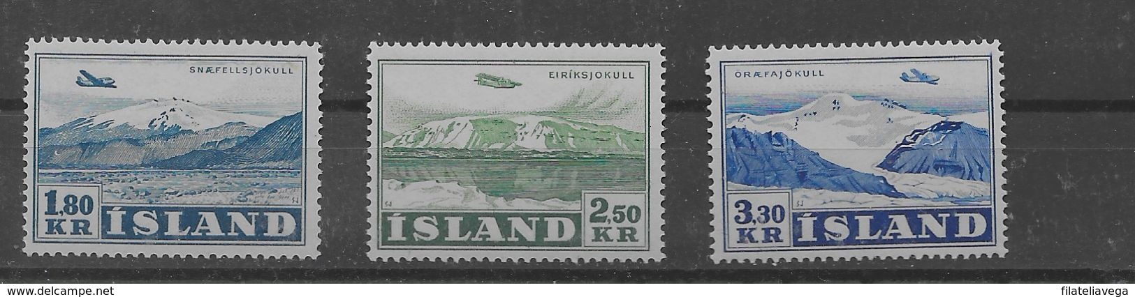 Serie De Islandia Nº Yvert A-27/29 ** - Poste Aérienne