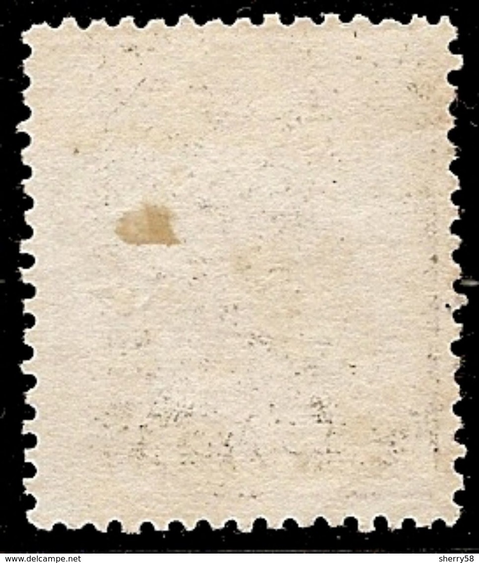 1873-ED. 134  I REPÚBLICA - ALEGORÍA DE ESPAÑA - 20 CENT. NEGRO GRISACEO-USADO ROMBO DE PUNTOS - Oblitérés