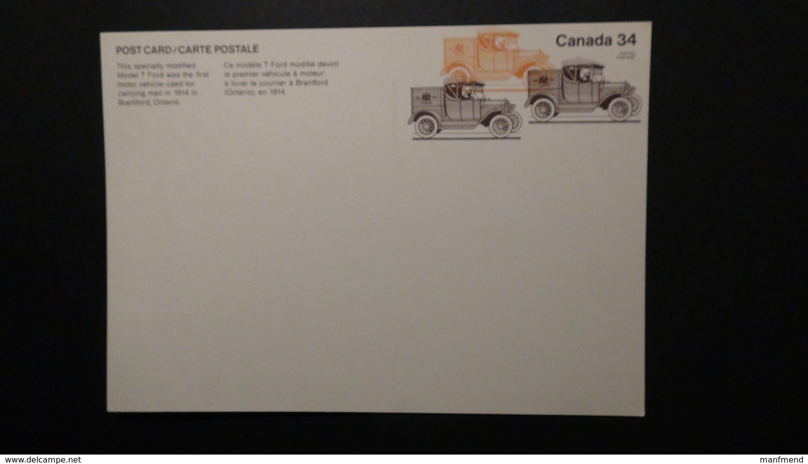 Canada - 34c - Post Card - Postal Stationery - Look Scan - 1953-.... Reinado De Elizabeth II