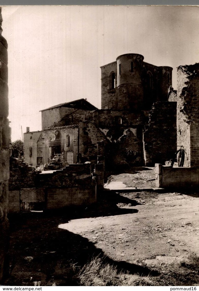 CPSM Oradour-sur-Glane L'Eglise - War 1939-45