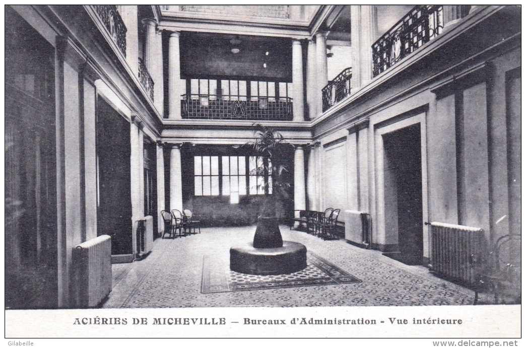 54 - Acieries De Micheville -  Bureaux D Administration - Vue Interieure - Autres & Non Classés