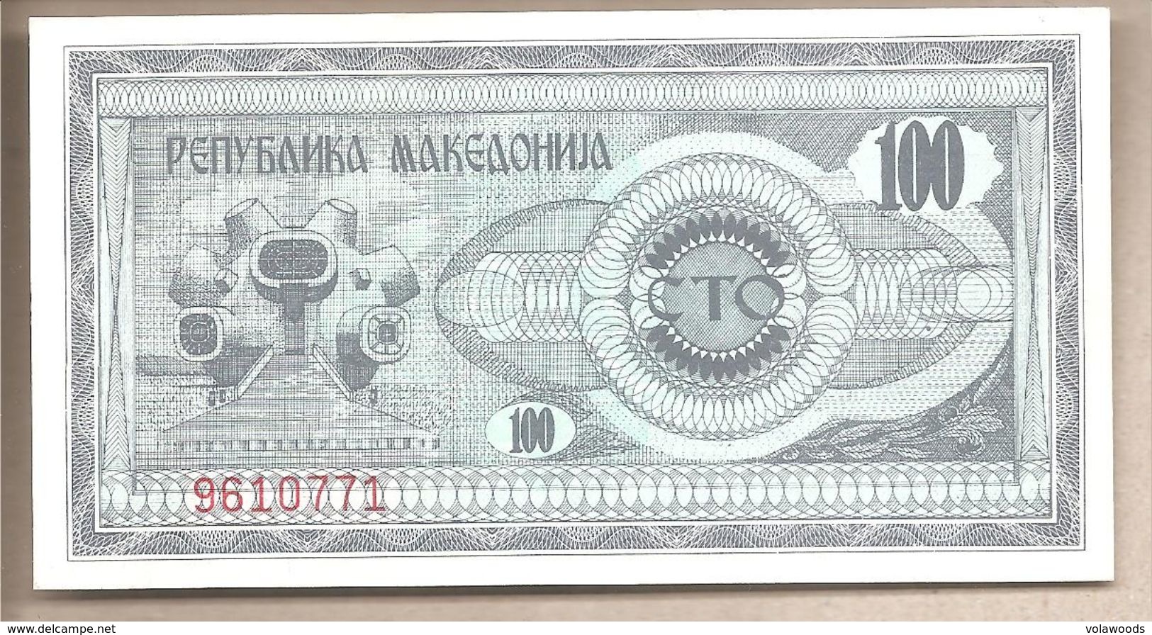 Macedonia - Banconota Non Circolata FdS Da 100 Denari P4a - 1992 - Macedonia Del Nord