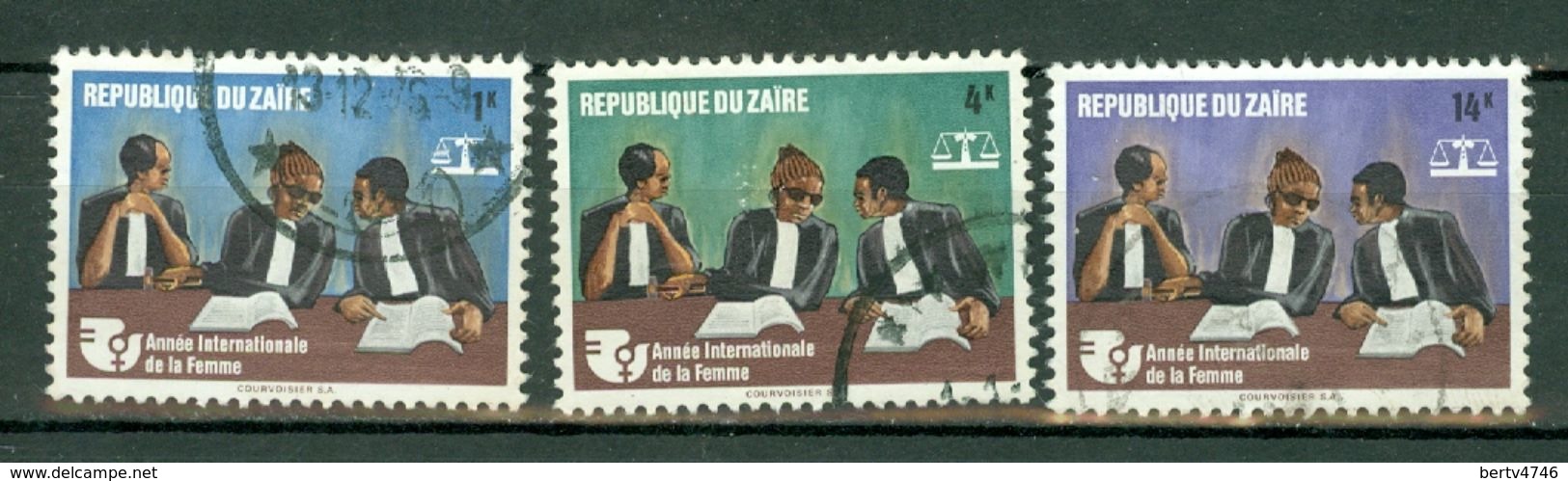 Zaïre 1975 OBP/COB 880, 882, 883 - Used Stamps