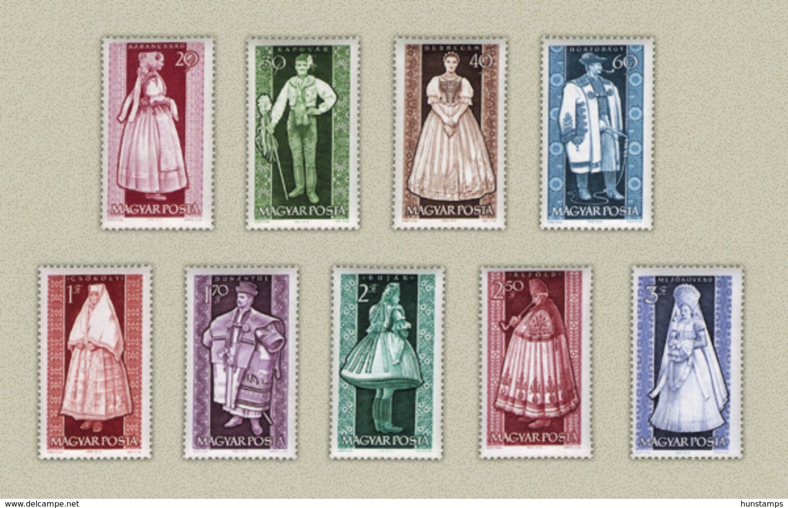 Hungary 1963. Costumes Nice Set MNH (**) Michel: 1954-1962 / 7.50 EUR - Kostüme