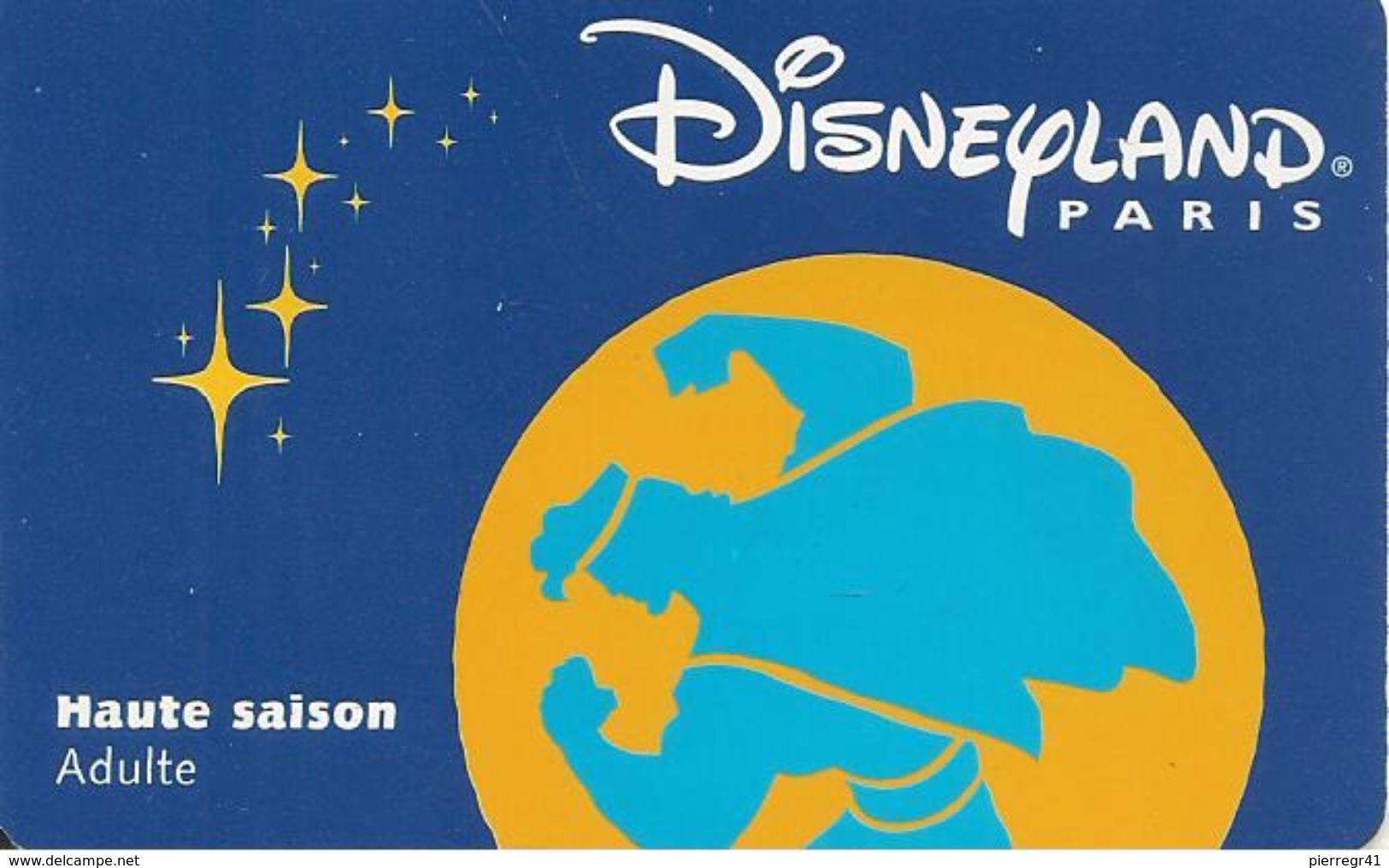 PASS--DISNEY-DISNEYLAND PARIS-1998-HERCULE ADULTE-V° SerieN°98032H-TBE - Passeports Disney