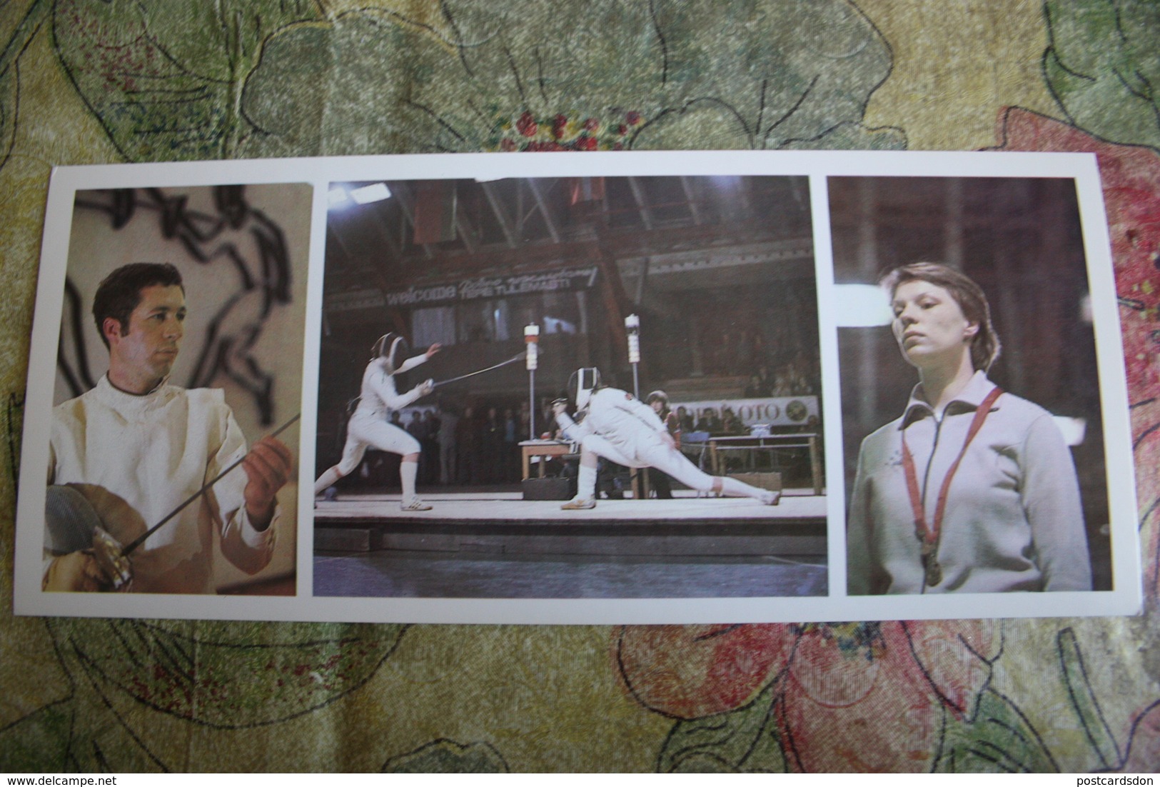 Old Postcard - FENCING   - USSR OLIMPIC CHAMPIONS  -  1979 - Escrime