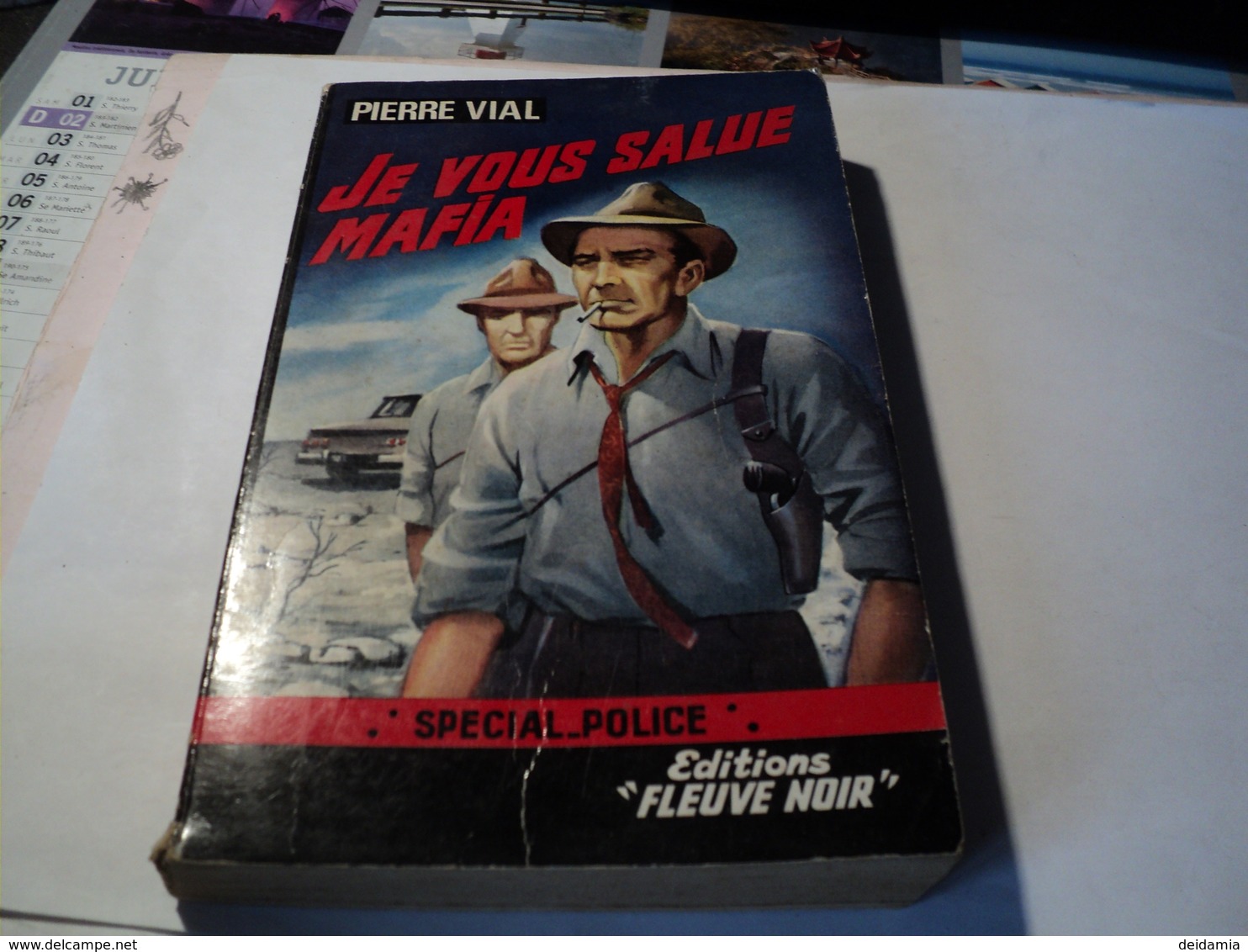 FLEUVE NOIR SPECIAL POLICE N°414. EO DE 1964. JE VOUS SALUE MAFIA. PIERRE VIAL - Fleuve Noir