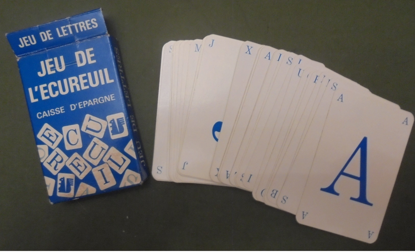 Jeux De Lettres. Caisse D'Epargne. 1977. - Cartes à Jouer Classiques